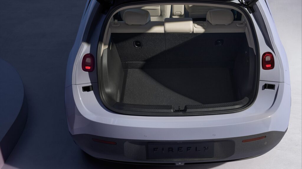 Der Kofferraum des Nio Firefly