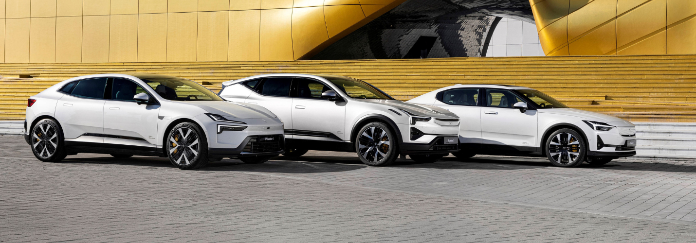 Der Polestar 2, Polestar 3, Polestar 4 und einer Reihe präsentiert