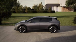 Seitenansicht vom Kia EV4 Hatchback