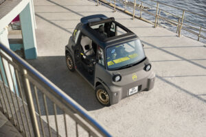 Der Citroën Ami Buggy von vorne rechts