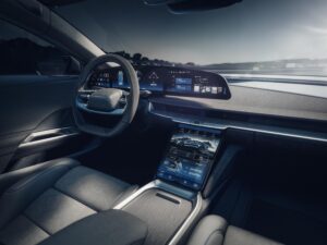 Cockpit vom Lucid Air Sapphire
