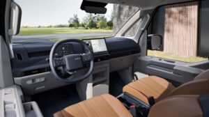 Cockpit vom Kia PV5 Passenger