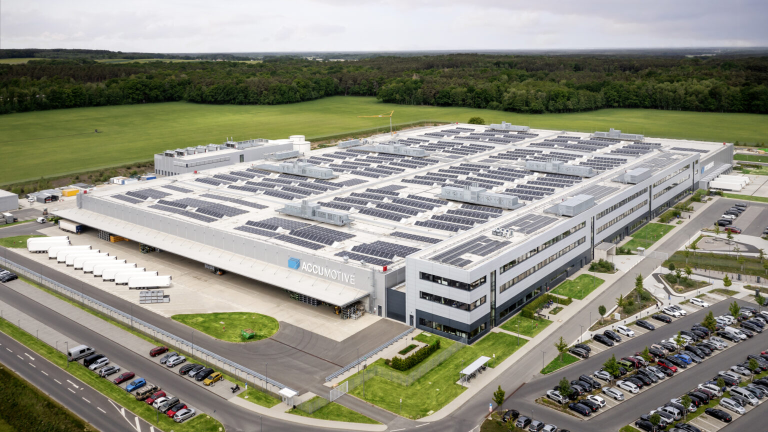 Das Werk der Accumotive GmbH in Kamenz