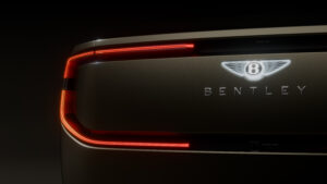 Heckleuchten vom Bentley EXP 15
