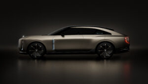 Seitenansicht vom Bentley EXP 15