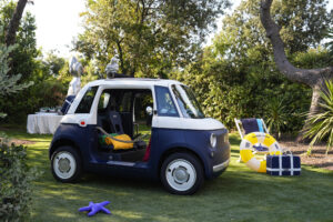 Rechte Seite vom Fiat Topolino Vilebrequin Collectors Edition