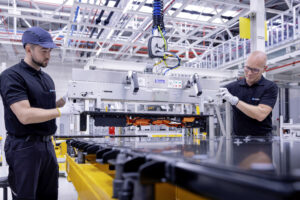 Werk von Accumotive zur Produktion von Batterien