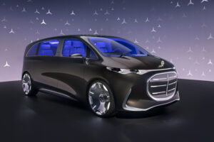Beifahrerseite der Mercedes-Benz Studie Vision V