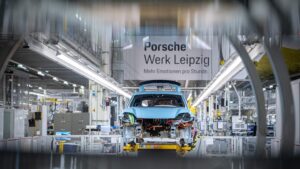 Produktionslinie vom Porsche Macan 4