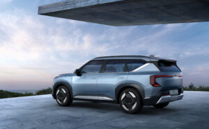 Hintere Seite vom Kia EV5
