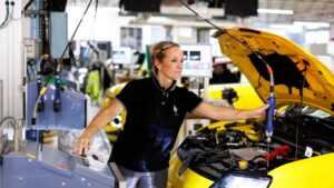 Produktion im Ampere Werk Douai