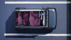 Draufsicht auf den Dacia Hipster Concept