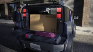 Beladener Kofferraum beim Dacia Hipster Concept
