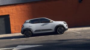 Seitenansicht vom Dacia Spring 2026