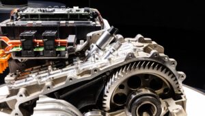Grafik mit technischen Details zum Antrieb beim Ferrari Elettrica