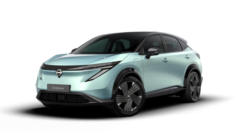 Fahrerseite vom Nissan Ariya (2026) Facelift-Modell