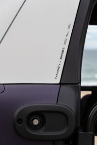 Schriftzug am Citroën Ami Buggy Rip Curl Vision