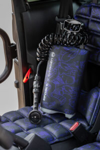 Tragbare Dusche beim Citroën Ami Buggy Rip Curl Vision