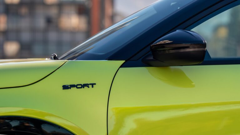 Details an der Karosserie beim Fiat 600 Sport