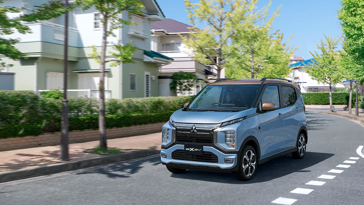Frontansicht des Mitsubishi eK X EV