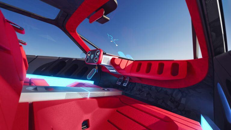 Halterungen im Cockpit beim Peugeot Polygon Concept