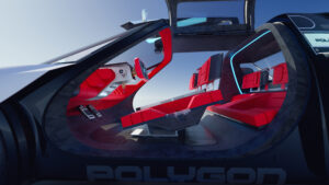 Peugeot Polygon Concept Cockpit Seite Sitze