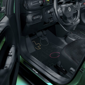 Interieur und Fußraum beim Renault Twingo E-Tech Electric