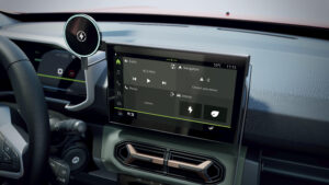 Bildschirm im Dacia Spring Electric (2026)