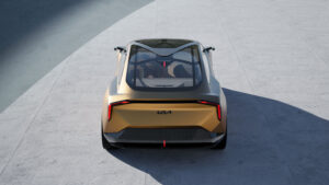 Heckansicht der Studie Kia Vision Meta Turismo