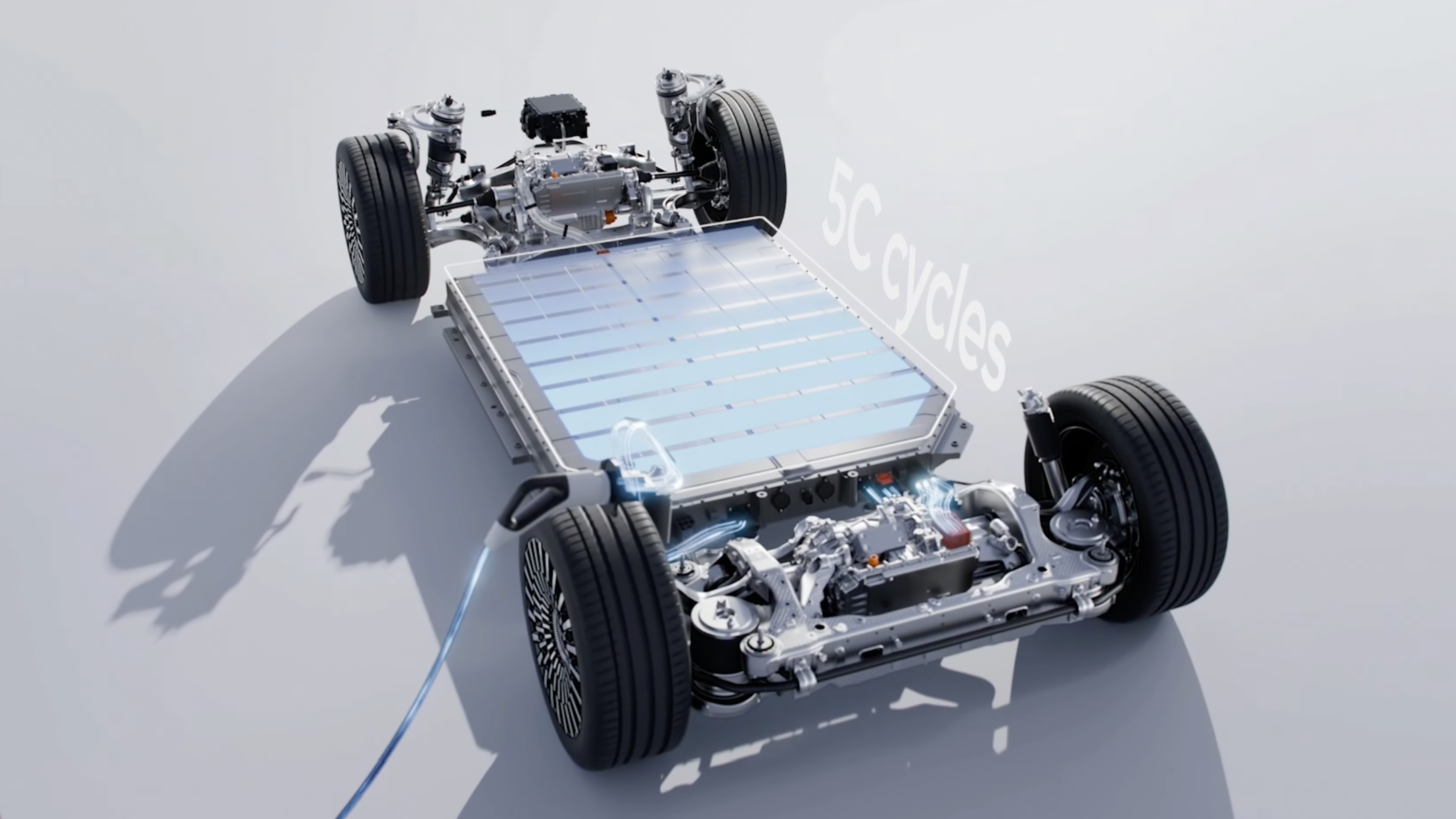 Grafik der neuen 5C-Batterie im Elektroauto