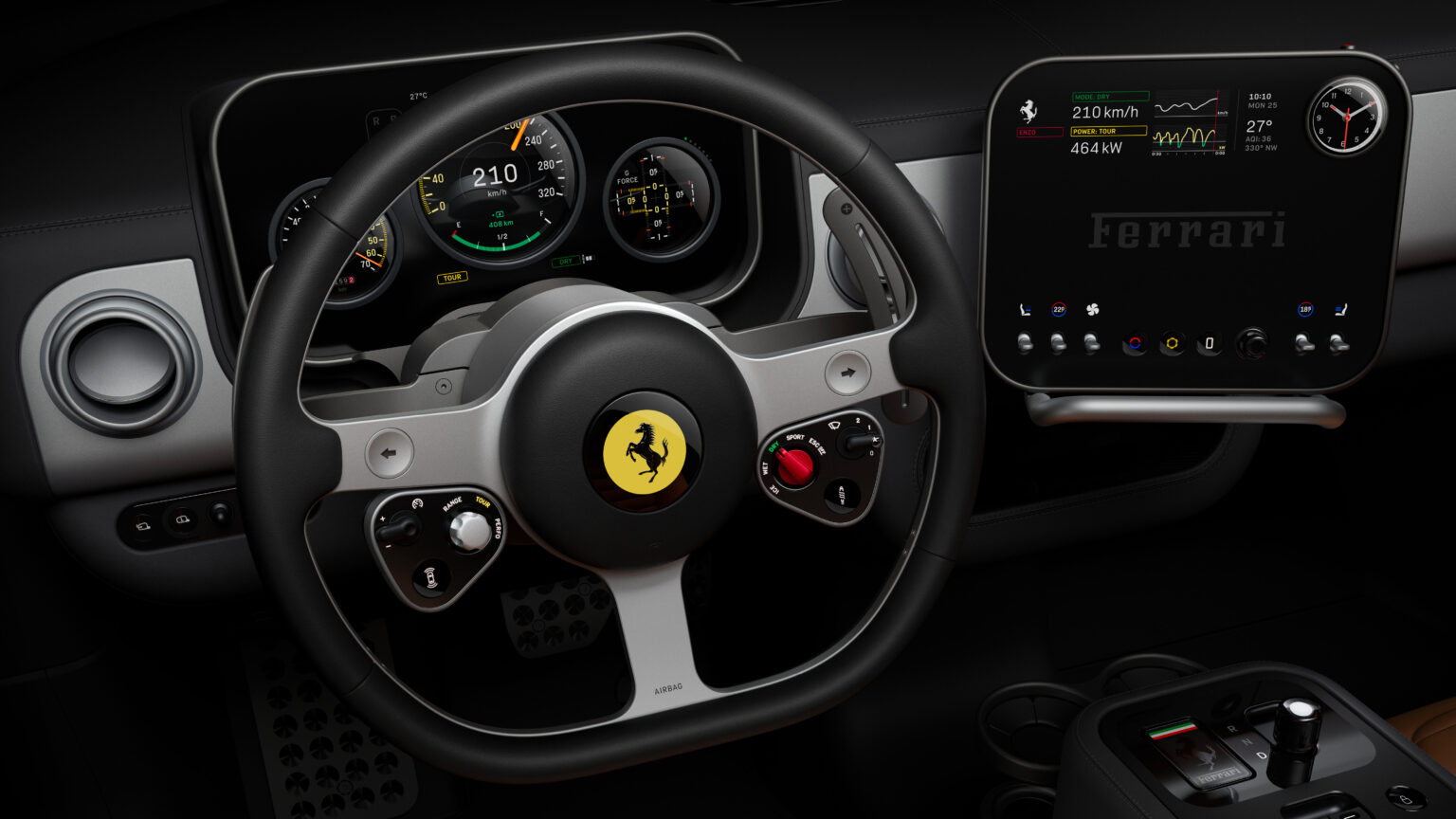Cockpit vom Ferrari Luce