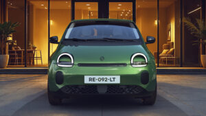 Frontansicht vom Renault Twingo E-Tech
