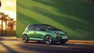 Seitenansicht vom Renault Twingo E-Tech