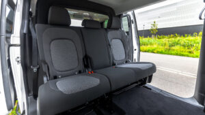 Rücksitze im VW ID. Buzz mit Trennwand