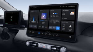 Bildschirm im MG4 EV Urban