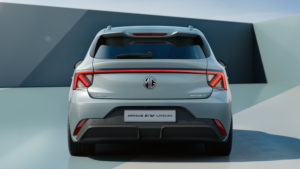 Heckansicht vom MG4 EV Urban