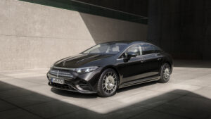 Front und Fahrerseite vom Mercedes EQS Limousine (2026)