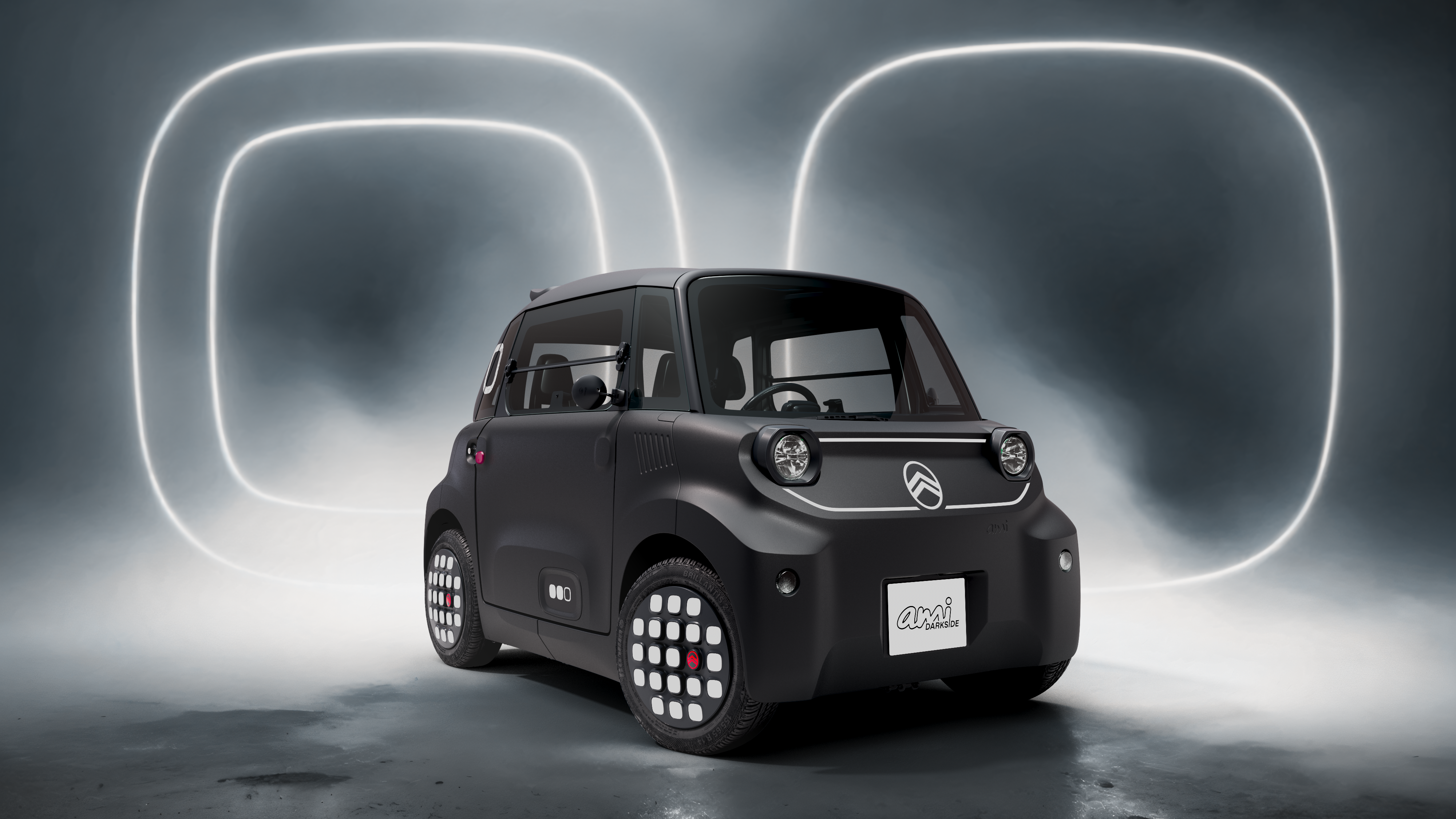 Frontansicht vom Citroën Ami Dark Side