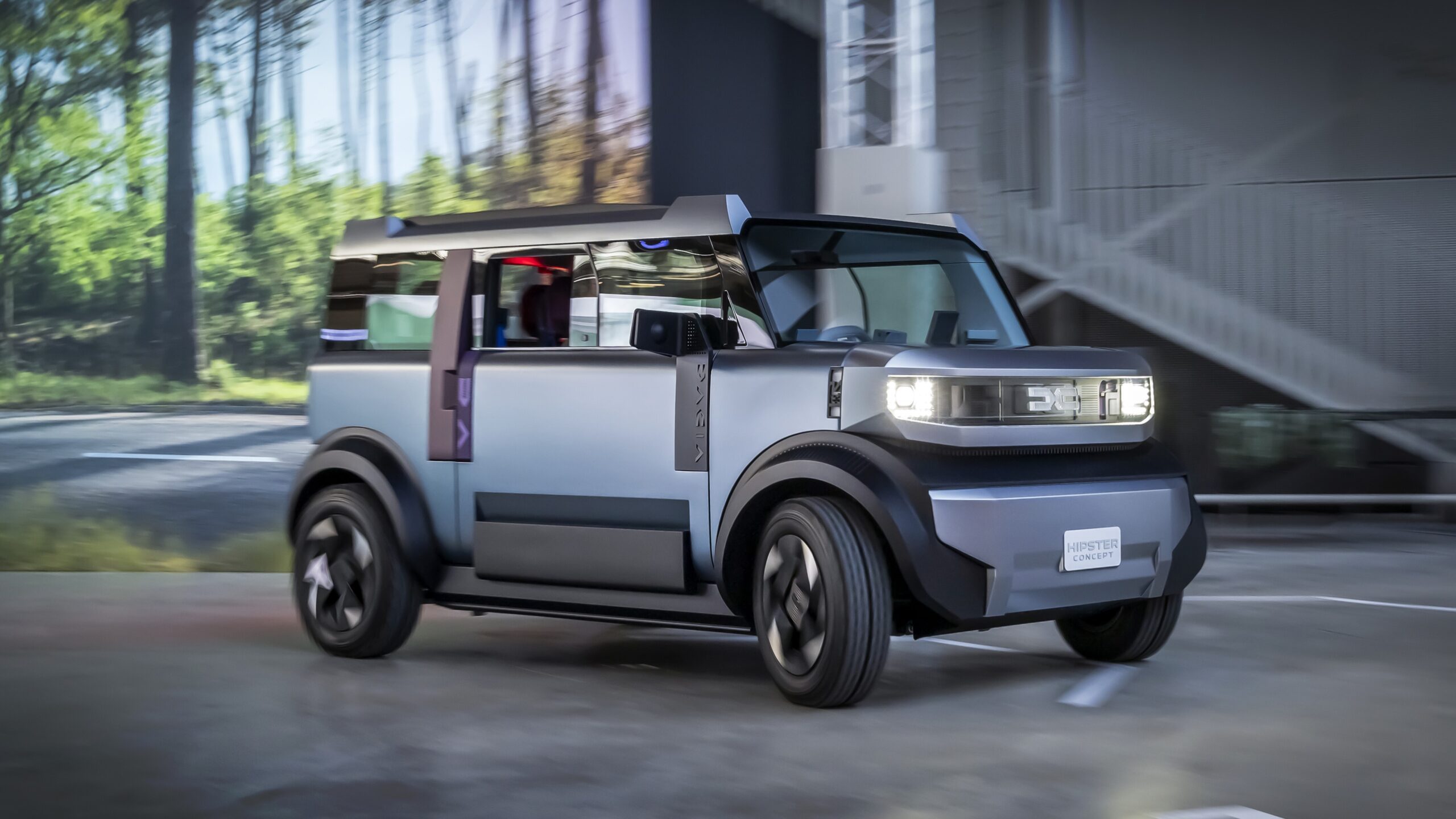 Seitenansicht der Dacia Hipster Concept Studie
