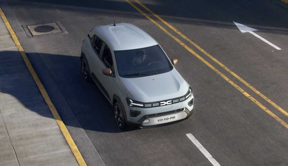 Draufsicht auf den Dacia Spring 2026