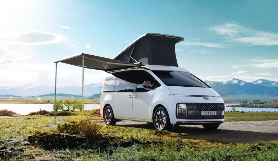 Front der Studie zum Hyundai Staria Camper Concept