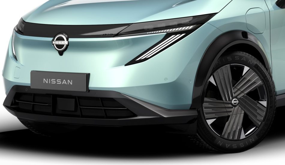 Front vom Nissan Ariya (2026) Facelift-Modell