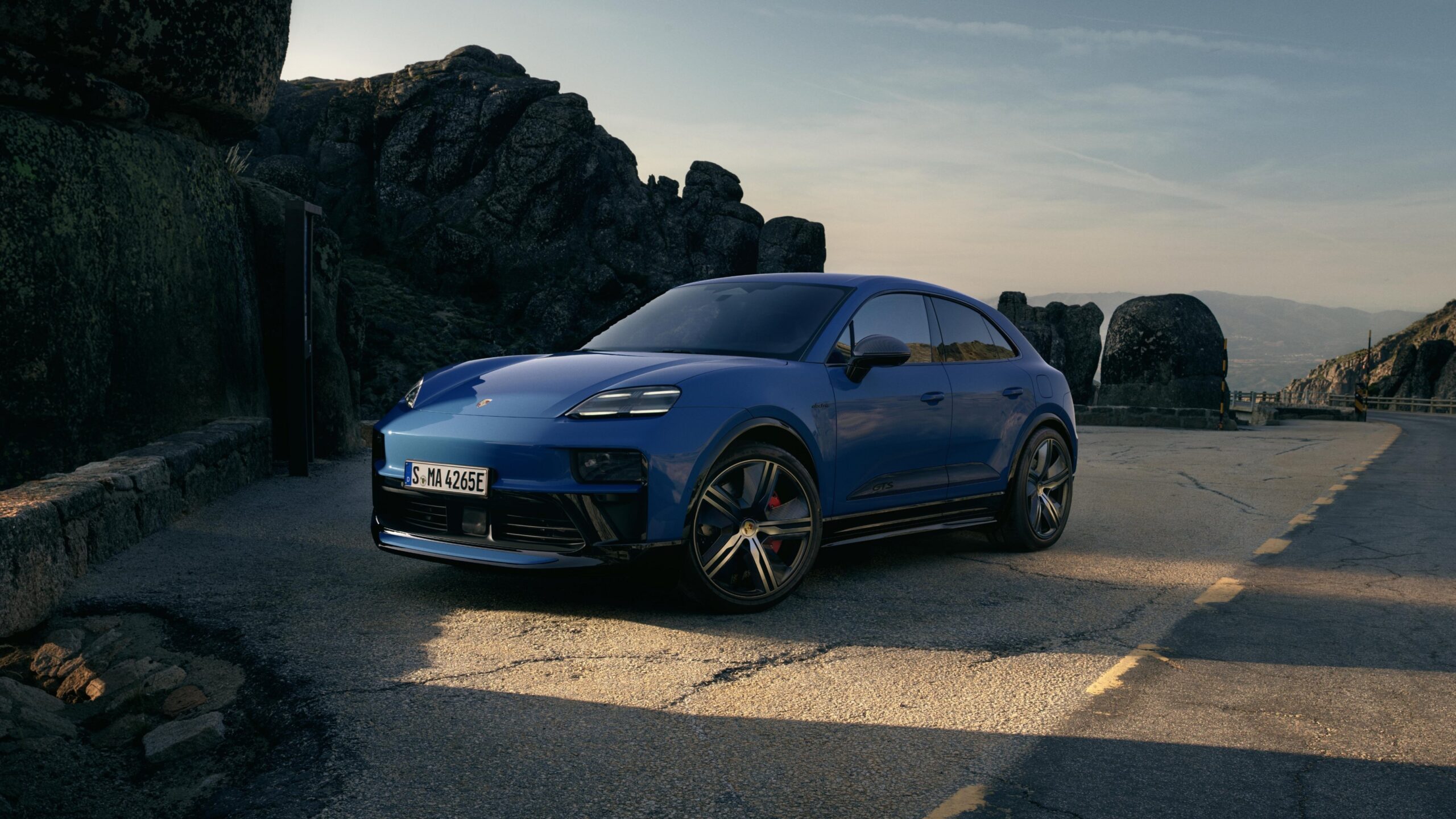 Frontansicht vom Porsche Macan GTS