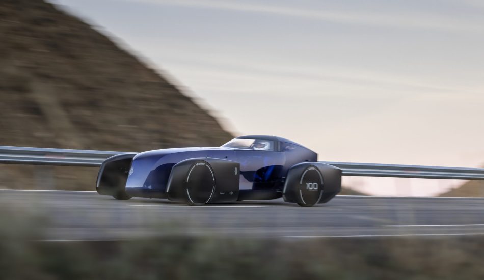 Seitenansicht vom Renault Filante Record Demofahrzeug