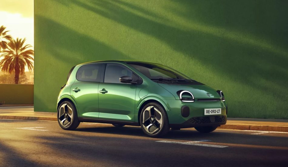 Seitenansicht vom Renault Twingo E-Tech Electric