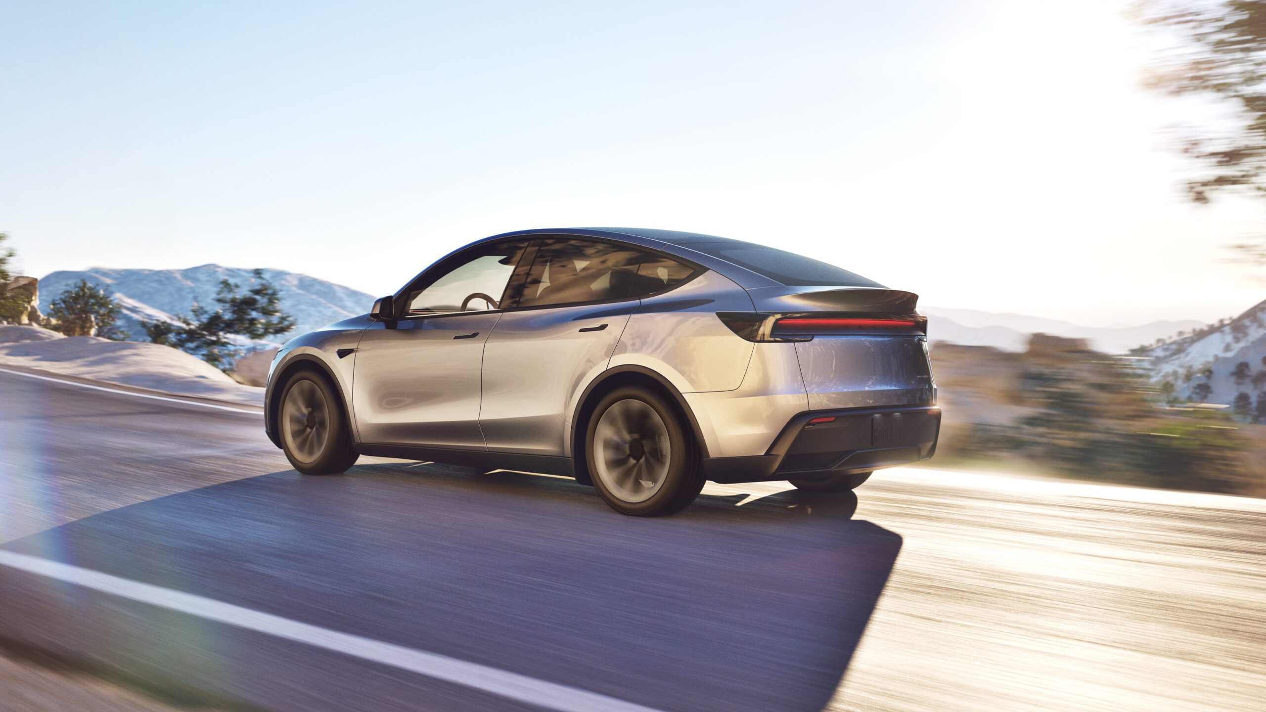 Seitenansicht des Tesla Model Y Premium