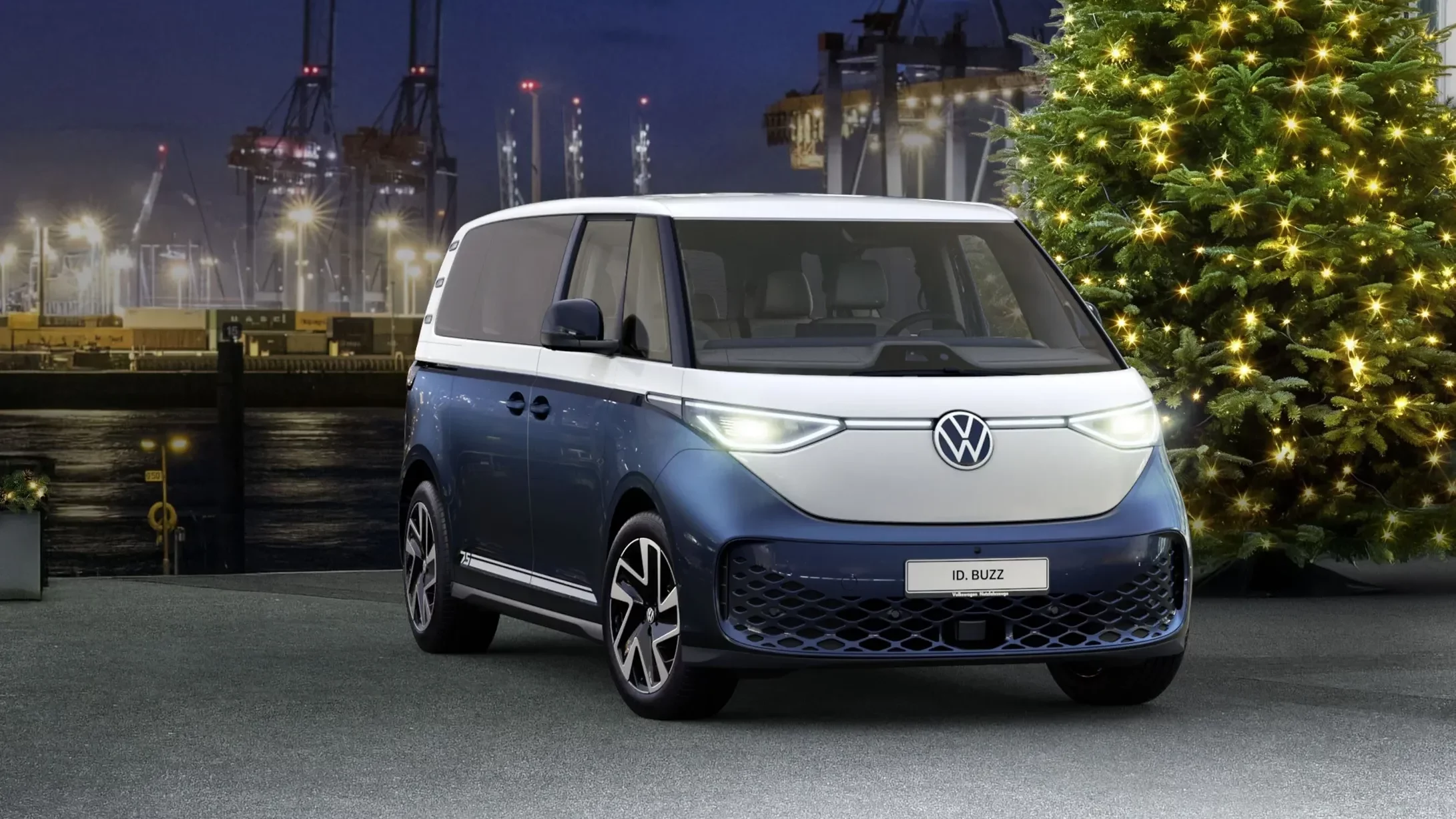 Frontansicht des VW ID. Buzz zu "75 Jahre Bulli"