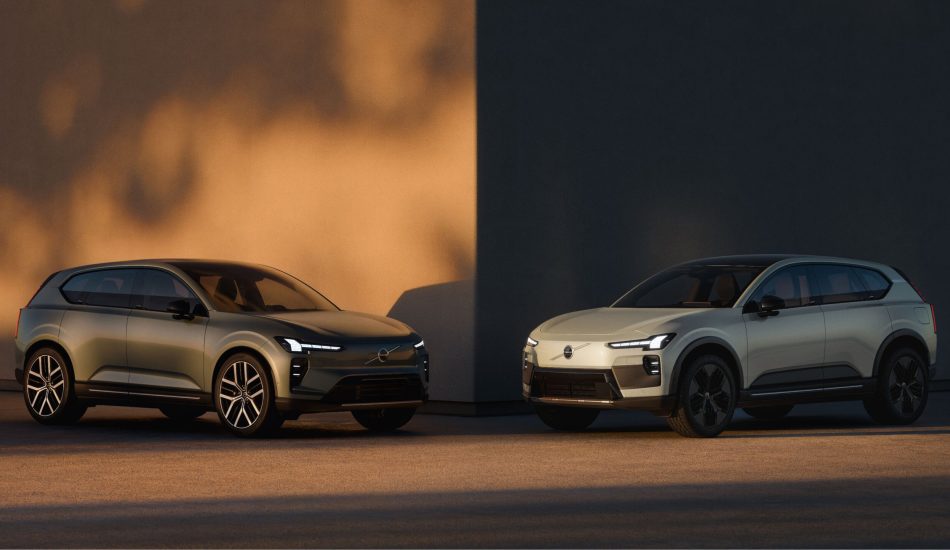 Front vom Volvo EX60 und EX60 Cross Country